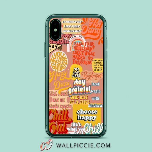 Stay Grateful Inspirational Quote iPhone Xr Case
