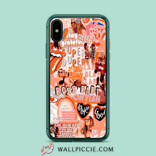 Super Duper Boss Babe Collage iPhone Xr Case
