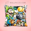 Super Mario Painting Design Decorative Pillow Cover