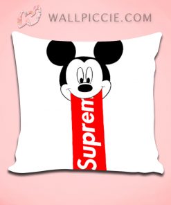 Supreme Mickey Mouse Inspired Decorative Pillow Cover