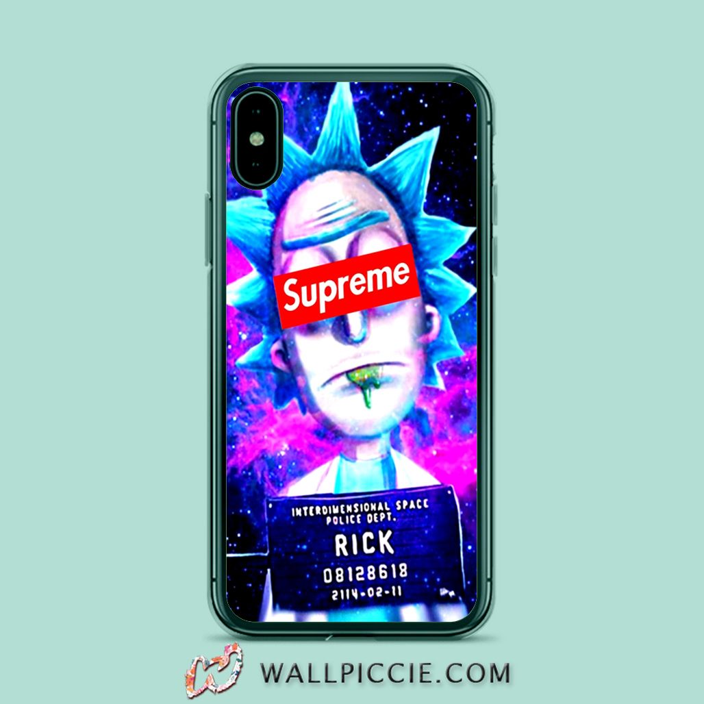 Supreme Rick Morty IPhone Xr Case - Custom Phone Cases