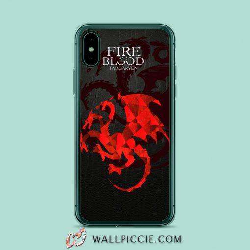 Targaryen Fire And Blood iPhone Xr Case