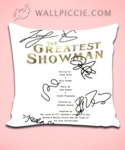 The Greates Showman Script Decorative Pillow Cover