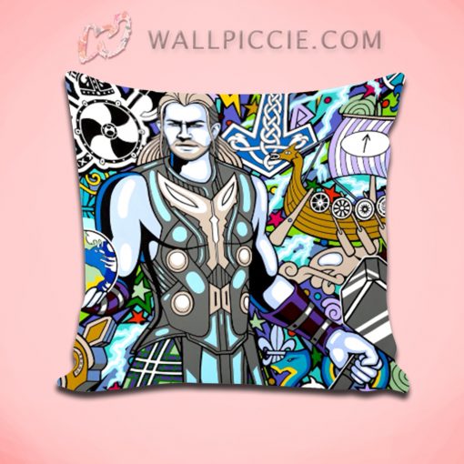 Thor God Of Thunder Pop Art Decorative Pillow Cover