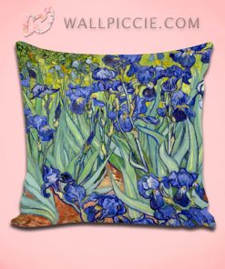 Vintage Floral Fan Art Decorative Pillow Cover
