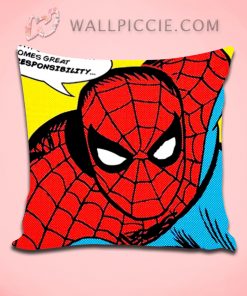 Vintage Spiderman Pop Art Decorative Pillow Cover