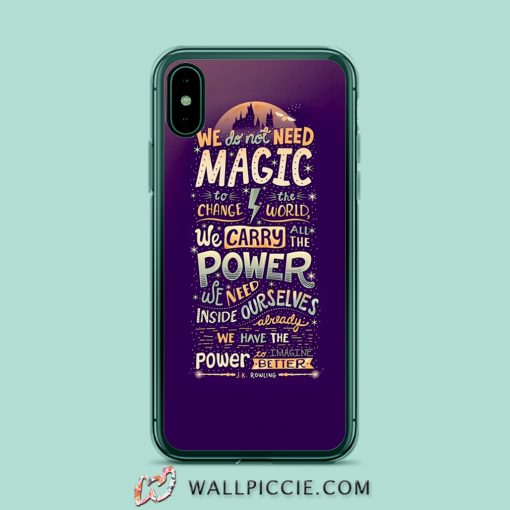 We Dont Need Magic Disney Quote iPhone Xr Case