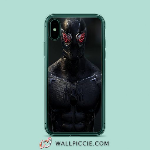 Black Spider Man Bodyshield iPhone Xr Case