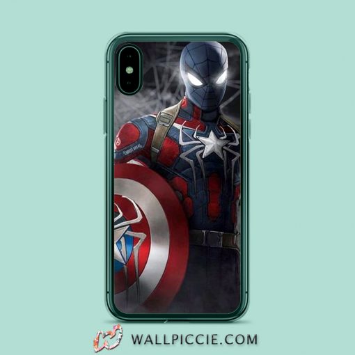 Spider Man Captain America Bodysuit iPhone Xr Case