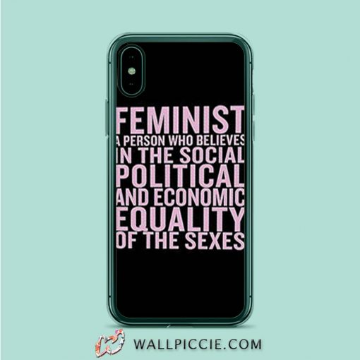 Beyonce Feminism Lyrics iPhone XR Case