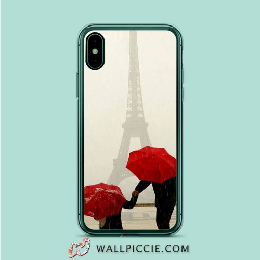 Eiffel Tower In Rain iPhone XR Case