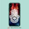 Evil Eye Hamsa Nebula iPhone XR Case