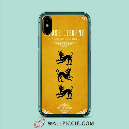 Game Of Thrones House Clegane iPhone XR Case