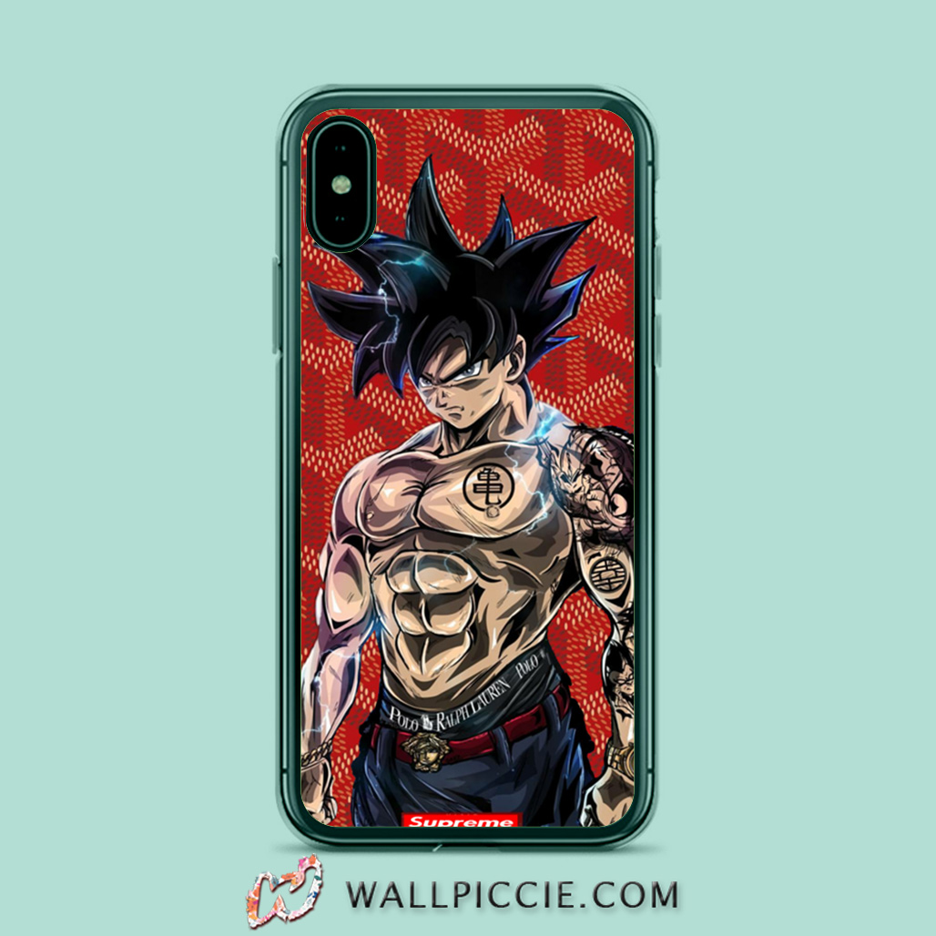 Goku Anime Hypebeast Style IPhone XR Case - Custom Phone Cases