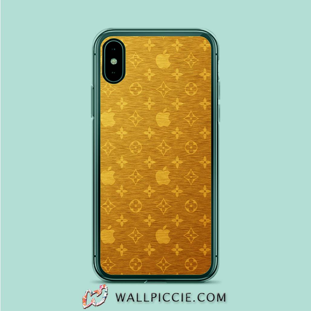 Golden Louis Vuitton iPhone XR Case - Custom Phone Cases