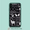 Harry Potter Spells Collage iPhone XR Case