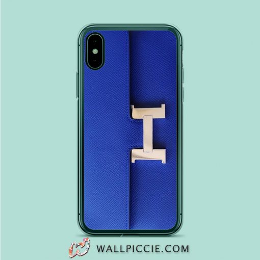 Hermes Blue Bag iPhone XR Case