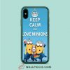 Keep Calm And Love Minions iPhone XR Case