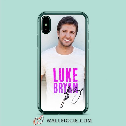 Keep Calm Luke Bryan Signature iPhone XR Case