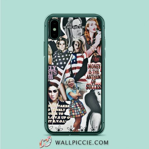 Lana Del Rey Collage iPhone XR Case