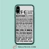 Life Quote White iPhone XR Case