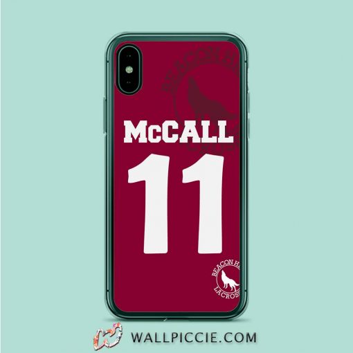 Mccall 11 Teen Wolf iPhone XR Case