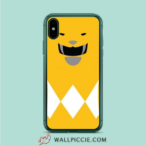 Mighty Morphin Power Rangers Yellow iPhone XR Case