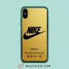 Nike Gold iPhone XR Case