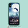 Peter Pan Quote On The Fly City Night iPhone XR Case