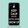 Peter Pan Quotes Never Grow Up iPhone XR Case