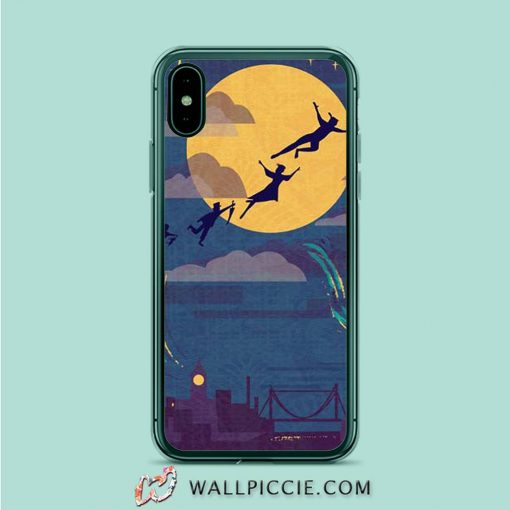 Peterpan Play Fly Above City iPhone XR Case