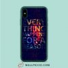 Quote Every Thing Happens For A Reason iPhone XR Case