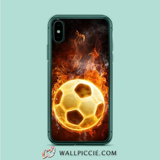 Soccer Fire iPhone XR Case