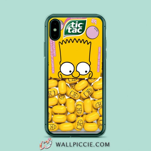Tic Tac Bart Simpson iPhone Xr Case