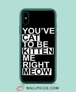 YouVe Cat Quote iPhone XR Case