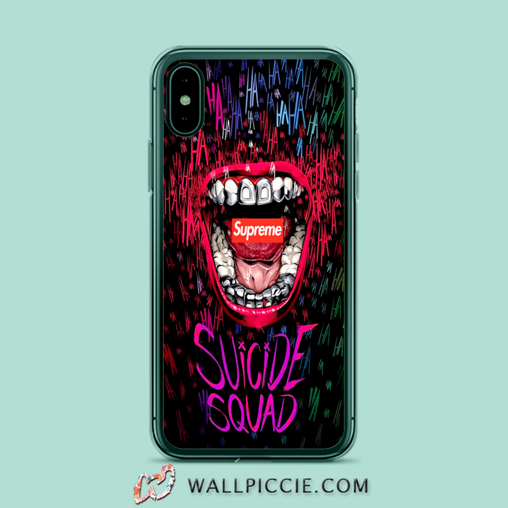 Supreme Suicide Squad Iphone Xr Case Custom Phone Cases