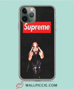 Cool Tupac Shakur Supreme iPhone 11 Case