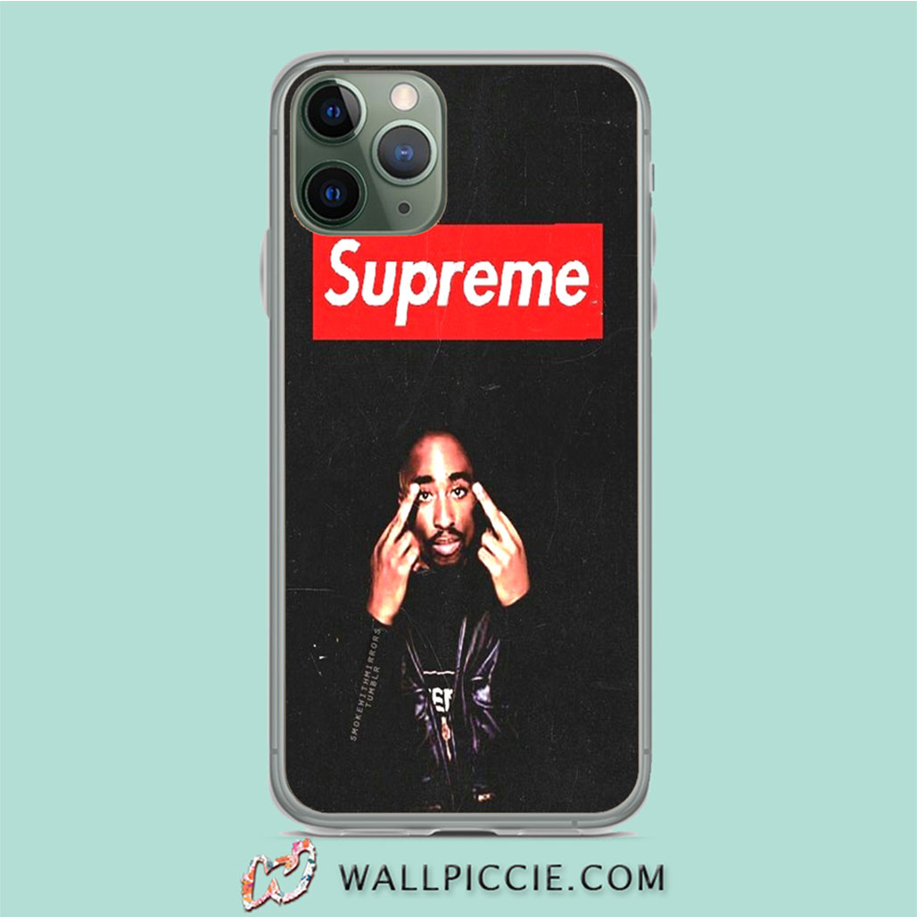 Cool Tupac Shakur Supreme Iphone 11 Case Custom Phone Cases