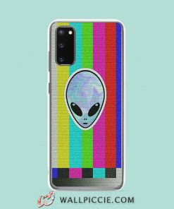 Cool Aesthetic Alien Polaroid Color Samsung Galaxy S20 Case