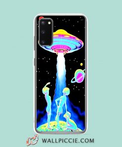 Cool Aesthetic Alien Psychadelic Art Samsung Galaxy S20 Case