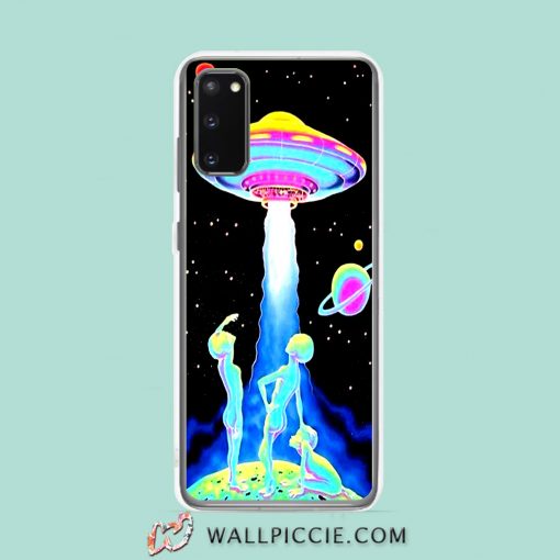 Cool Aesthetic Alien Psychadelic Art Samsung Galaxy S20 Case