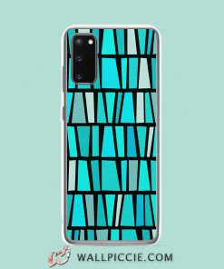 Cool African Inspired Turquoise Domino Samsung Galaxy S20 Case