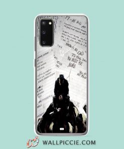 Cool Xxxtentacion Lil Peep Lyrics Samsung Galaxy S20 Case