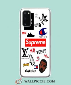 Cool Yeezy X Supreme Collabs Samsung Galaxy S20 Case