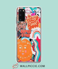 Cool You Are My Sunshine Collage Quote Samsung Galaxy S20 Case