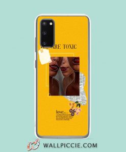 Cool You Are Toxic Yellow Aesthetic Samsung Galaxy S20 Case